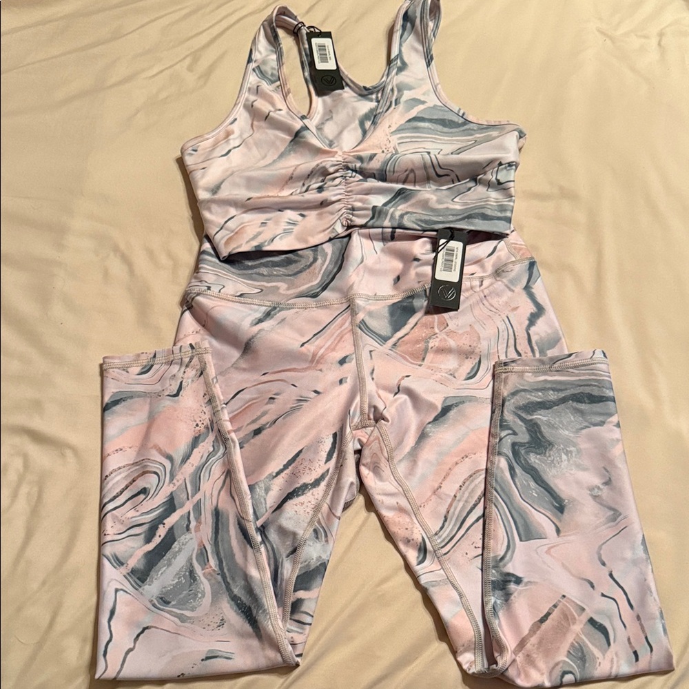 Gorgeous Savvi Julia bra and Miya Leggings Swirl Print Set